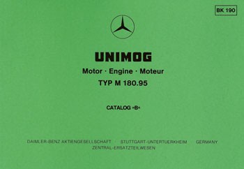 Bildkatalog Motor M 180.95 - 1900 - 404001036