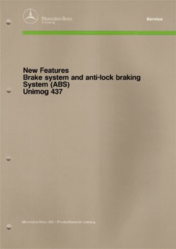 New Features Brake System Unimog 437 - 30 402 12 10 Original  -  314021034