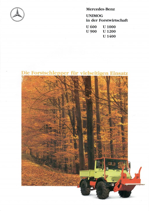Prospekt 243 Unimog-Prospekt Der Unimog in der Forstwirtschaft - 606000243
