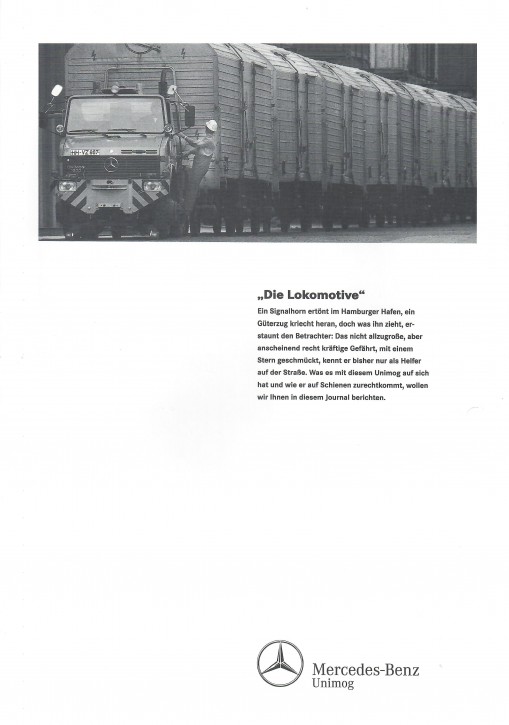 Prospekt 261 Unimog-Prospekt Die Lokomotive - 606000261